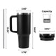 Lila bis Gold Edelstahlbecher mit abnehmbarem Griff (40 oz)