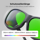 xTool Laserschutzbrille für Laser mit 316–460 nm, 630–670 nm & 800–1080 nm