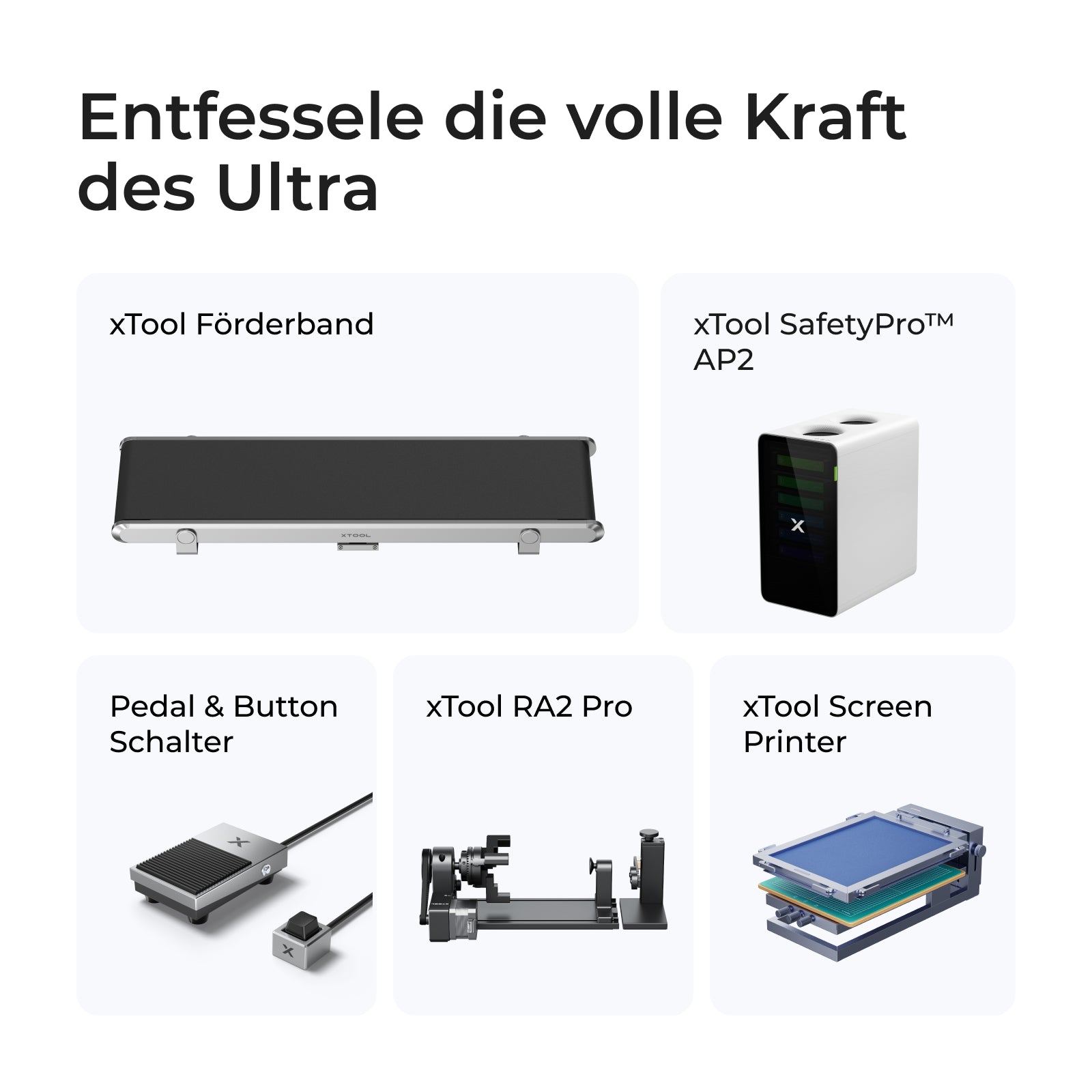 F1 Ultra - 20W Faser & Diodenlasergravierer