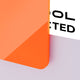 3 mm Orange opake glänzende Acrylplatte Plexiglas für Diodenlaser-Schneiden (3 Stk.)