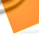 3mm Orange Transluzentes glänzendes Acrylglasblatt (3 Stk.)