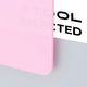 3 mm Mattierte Rosa Acrylplatten Plexiglas (3 Stk.)