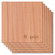 3 mm Sapele-Sperrholzplatten (6 Stk.)