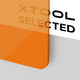 3mm Orange Transluzentes glänzendes Acrylglasblatt (3 Stk.)