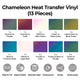 Chamäleon-Heat-Transfer-Vinyl (13 Stk.)