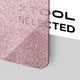 0,32 cm Roségold Glitzer Opaque Glänzende Acrylplatte Plexiglas (3 Stück)