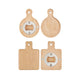 Runder und quadratischer magnetischer Flaschenöffner aus Holz (2 Stk.)