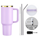 Lila bis Gold Edelstahlbecher mit abnehmbarem Griff (40 oz)