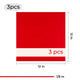 0,3 cm Rot zu Weiß Zwei-Ton Acrylplatte Plexiglas (3 Stück)