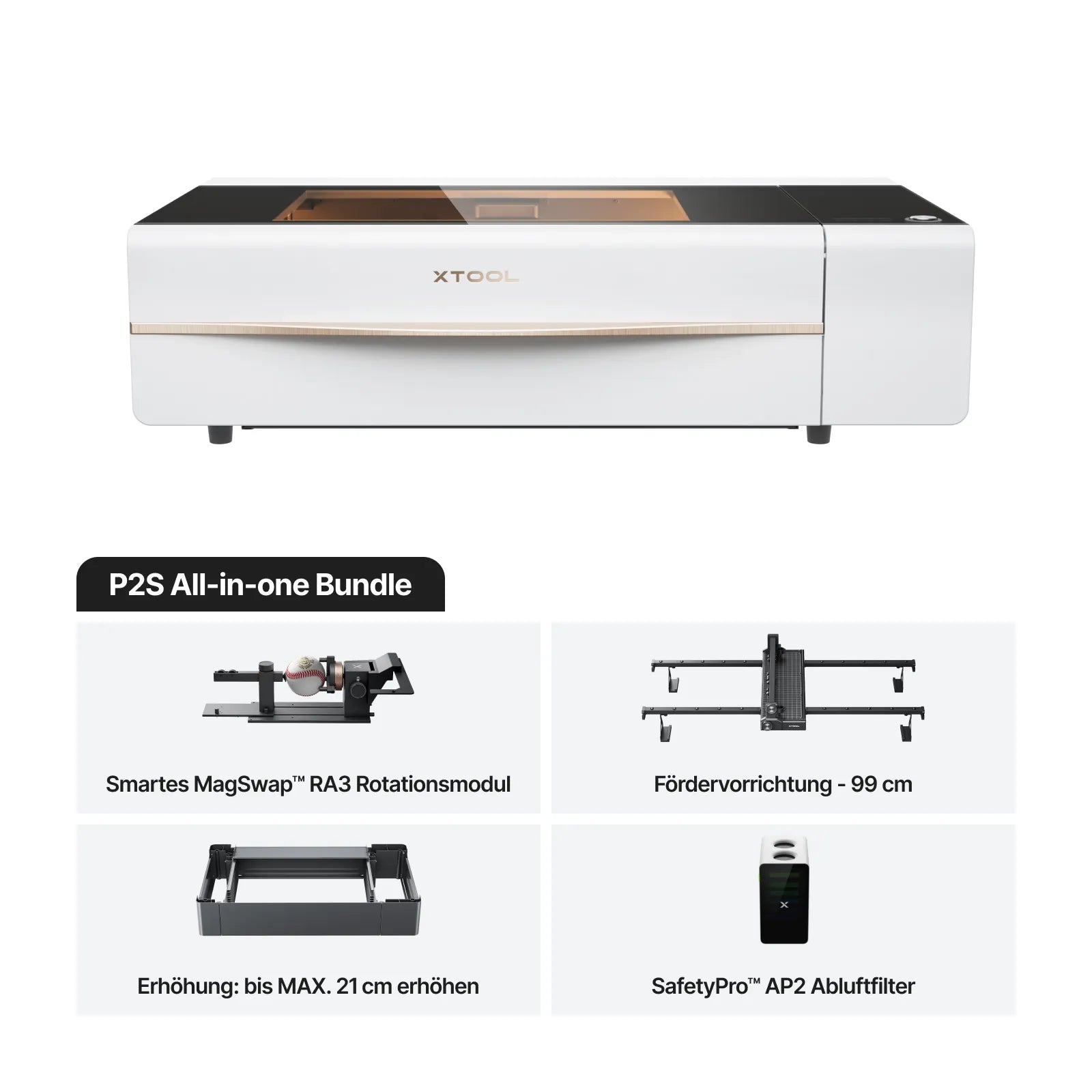 xTool P2S 55W Desktop CO2 Laser Cutter