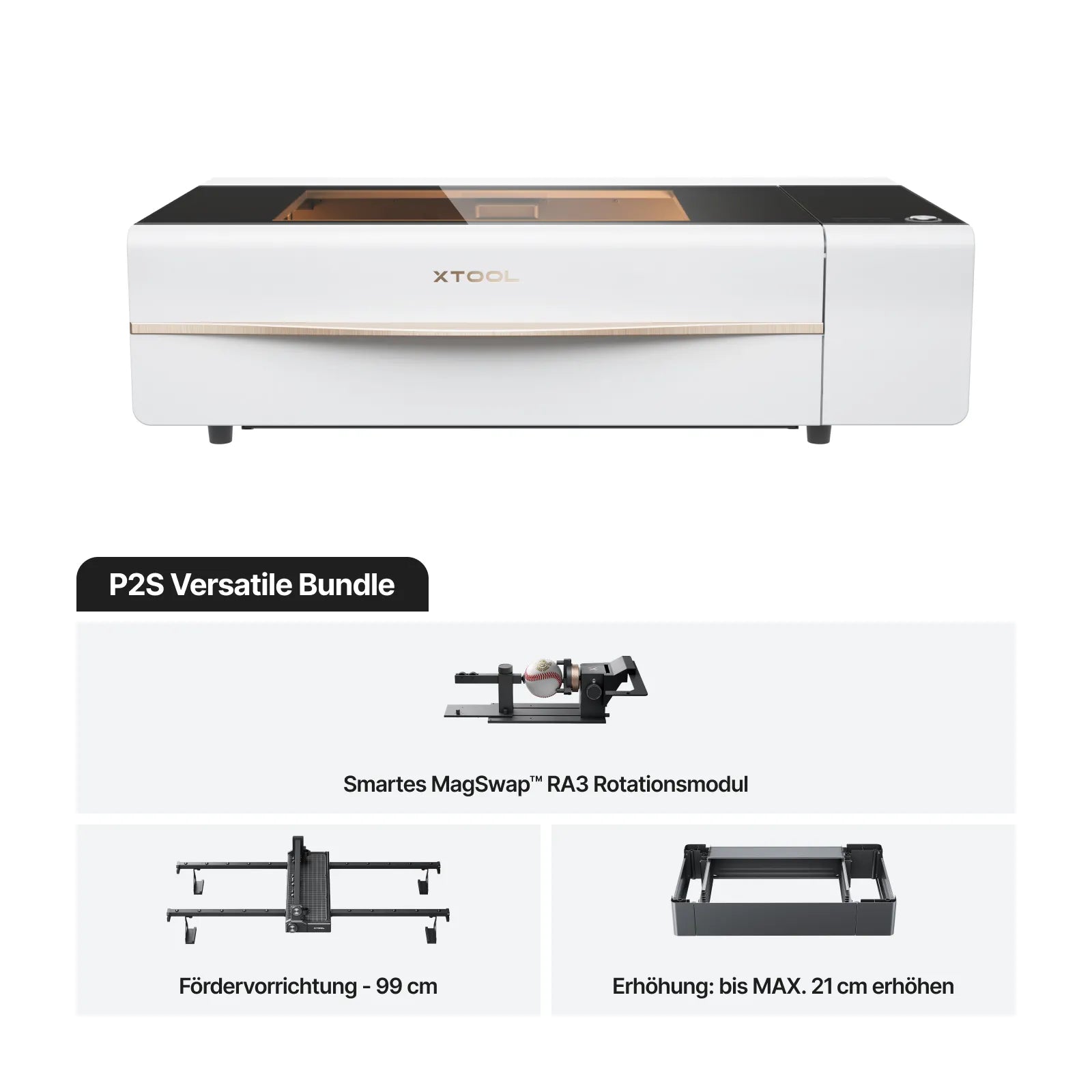 xTool P2S 55W Desktop CO2 Laser Cutter