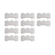 Silver Bone Dog Tag (10 Stk.)