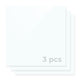 3 mm Perlweißes, undurchsichtiges, glänzendes Acrylglasblatt (3 Stück)
