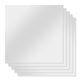 3 mm Silber Spiegel Acryl Blatt Plexiglas (5 Stk.)