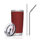Brick Red Stainless Steel Tumbler kit (20oz)