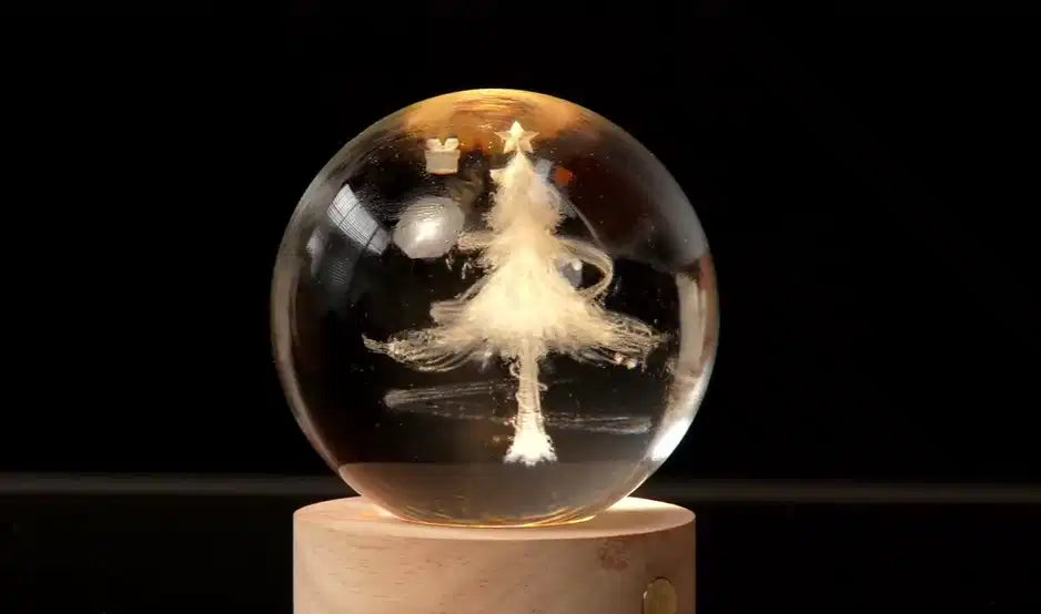 Wie funktioniert die Innenlasergravur einer Glaskugel?