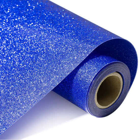 Marineblaue Glitzer-HTV-Heat-Transfer-Vinyl-Rolle