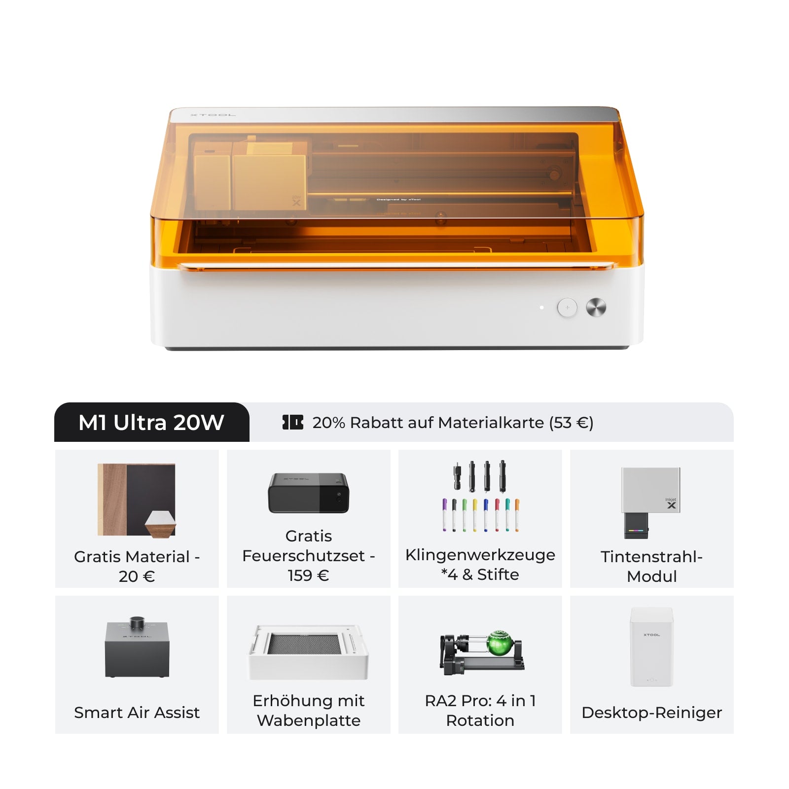 xTool M1 Ultra Die erste 4-in-1-Bastelmaschine der Welt