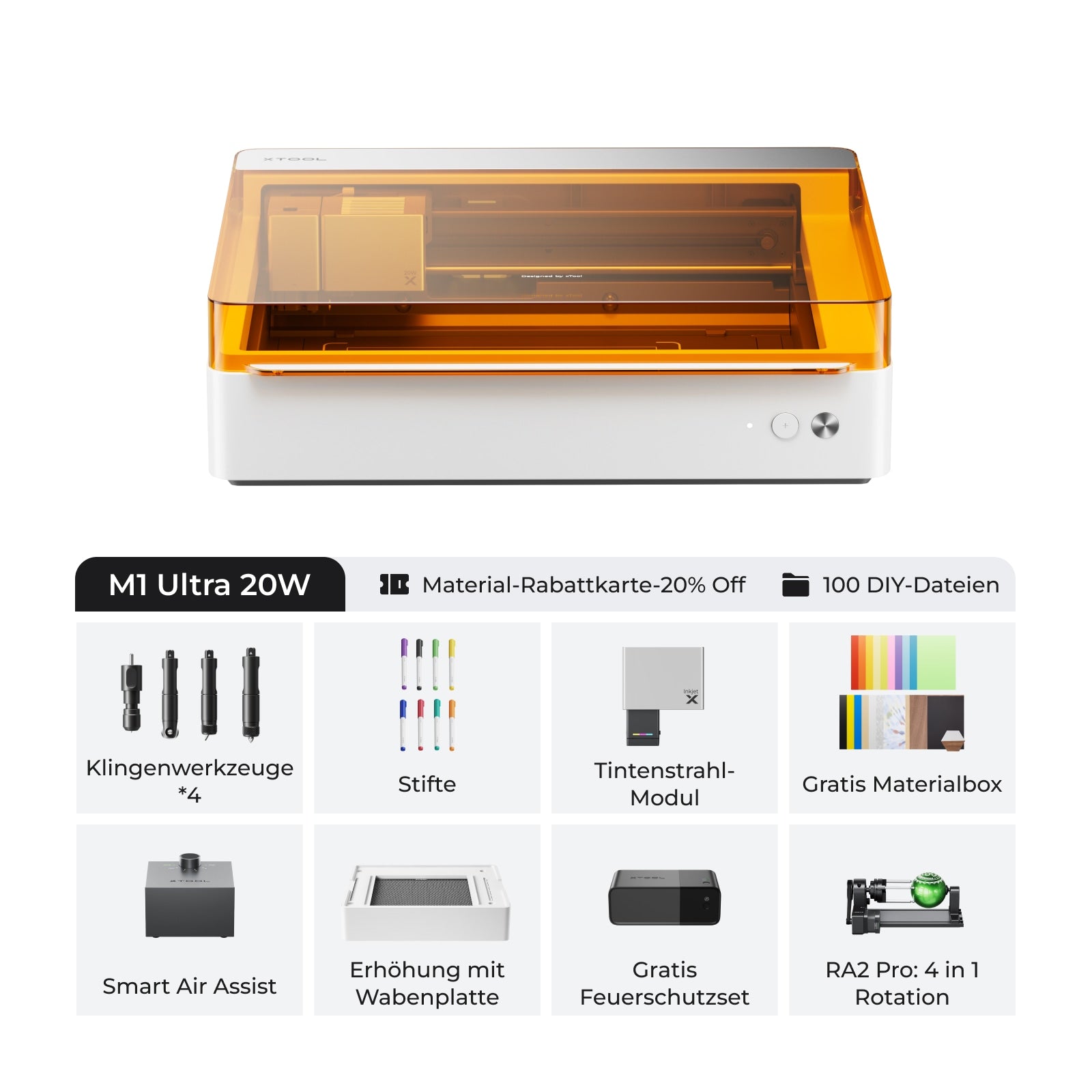 xTool M1 Ultra Die erste 4-in-1-Bastelmaschine der Welt