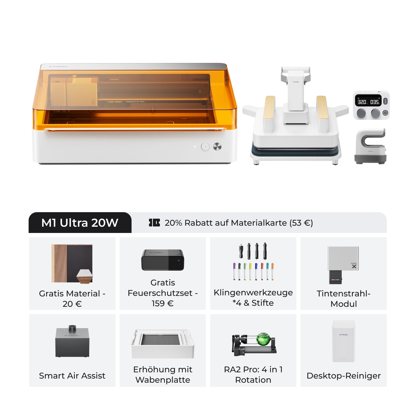 xTool M1 Ultra Die erste 4-in-1-Bastelmaschine der Welt