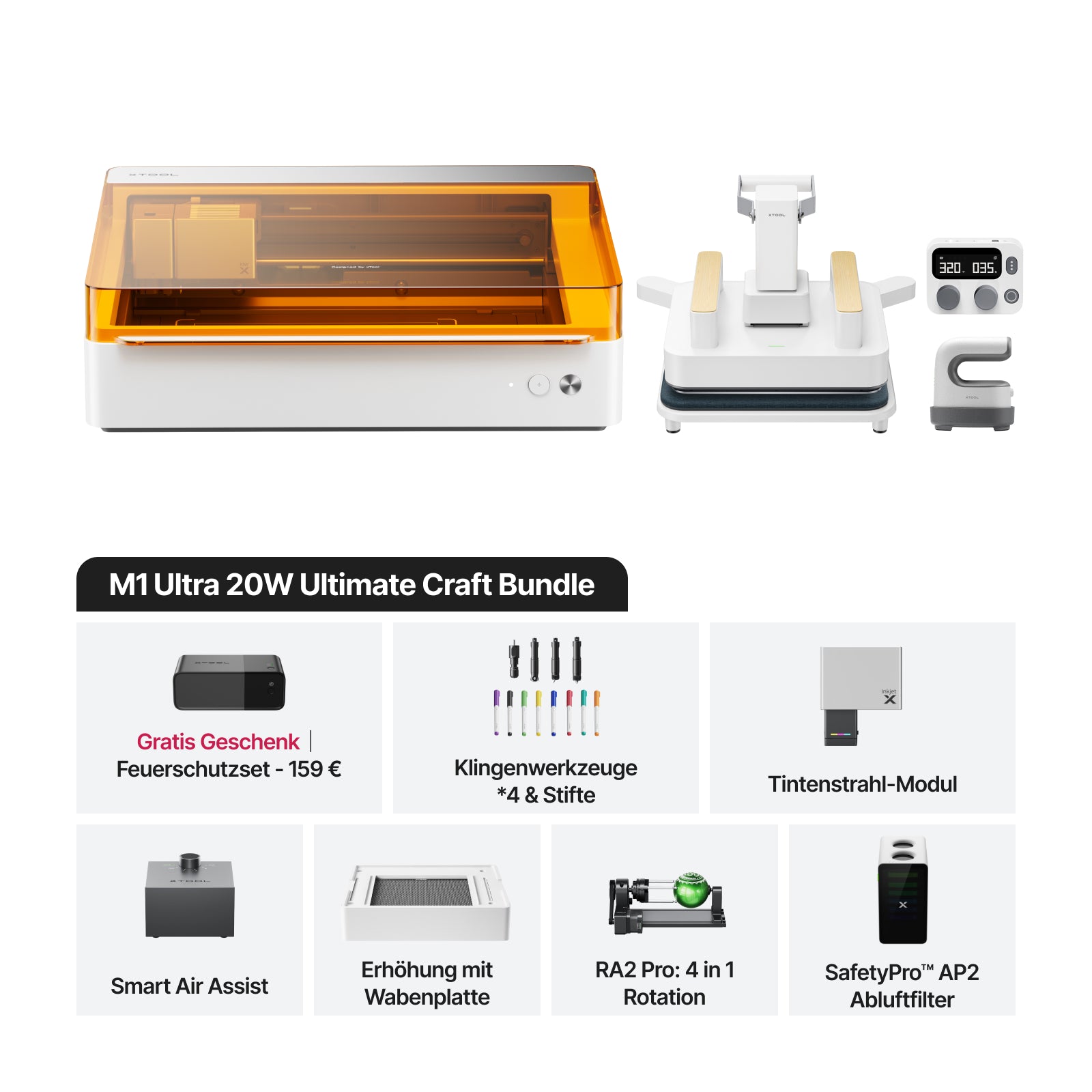 xTool M1 Ultra Die erste 4-in-1-Bastelmaschine der Welt