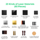 xTool F1/F2 Ultra Laser Material Kit (93 Stk.)
