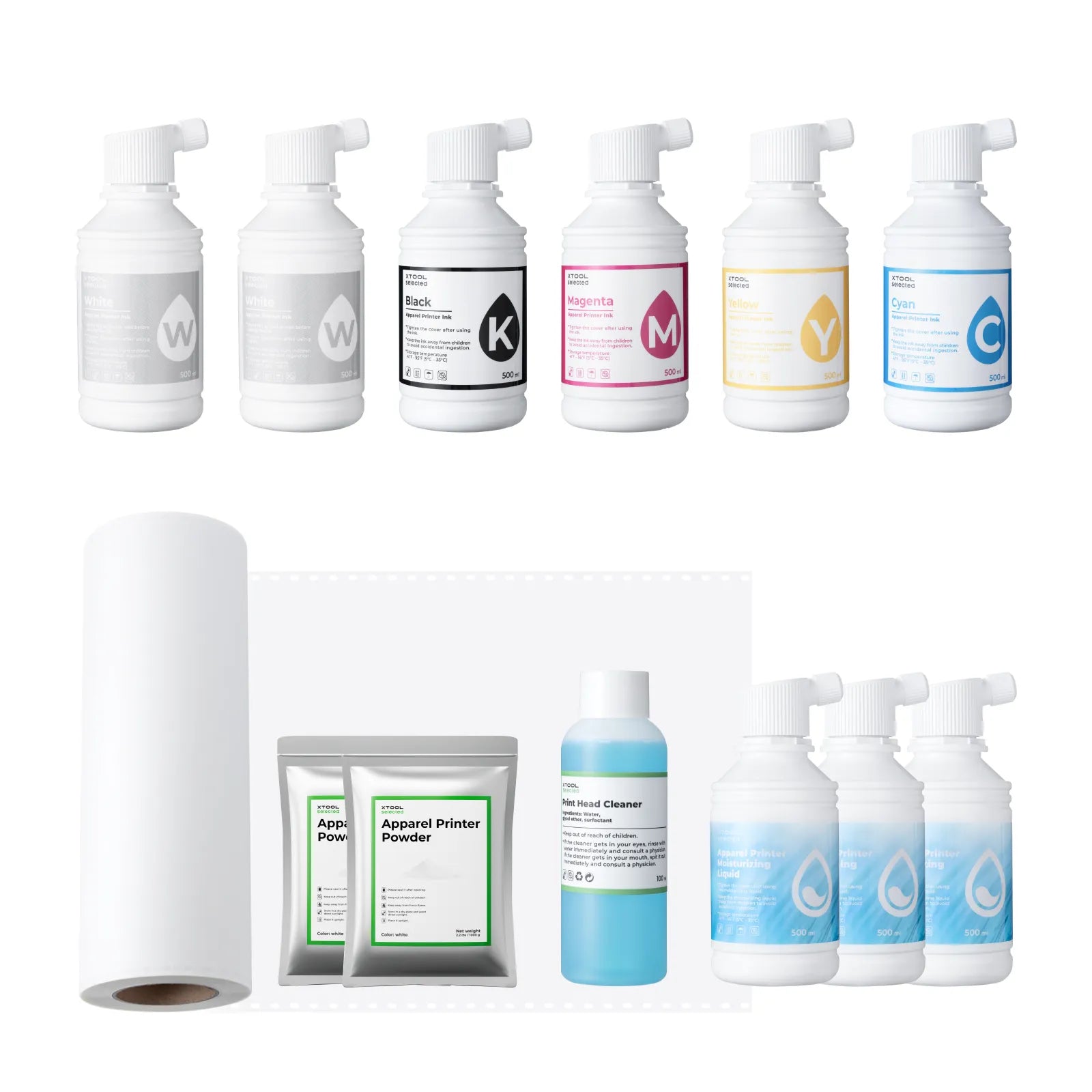 30-Tage-Sorglos-DTF-Materialpaket (13 Stk.)
