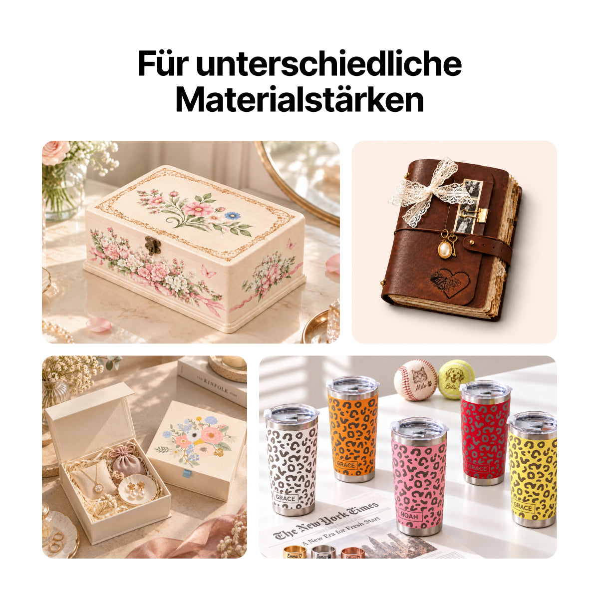 De2 furunterschiedlichematerialstarken