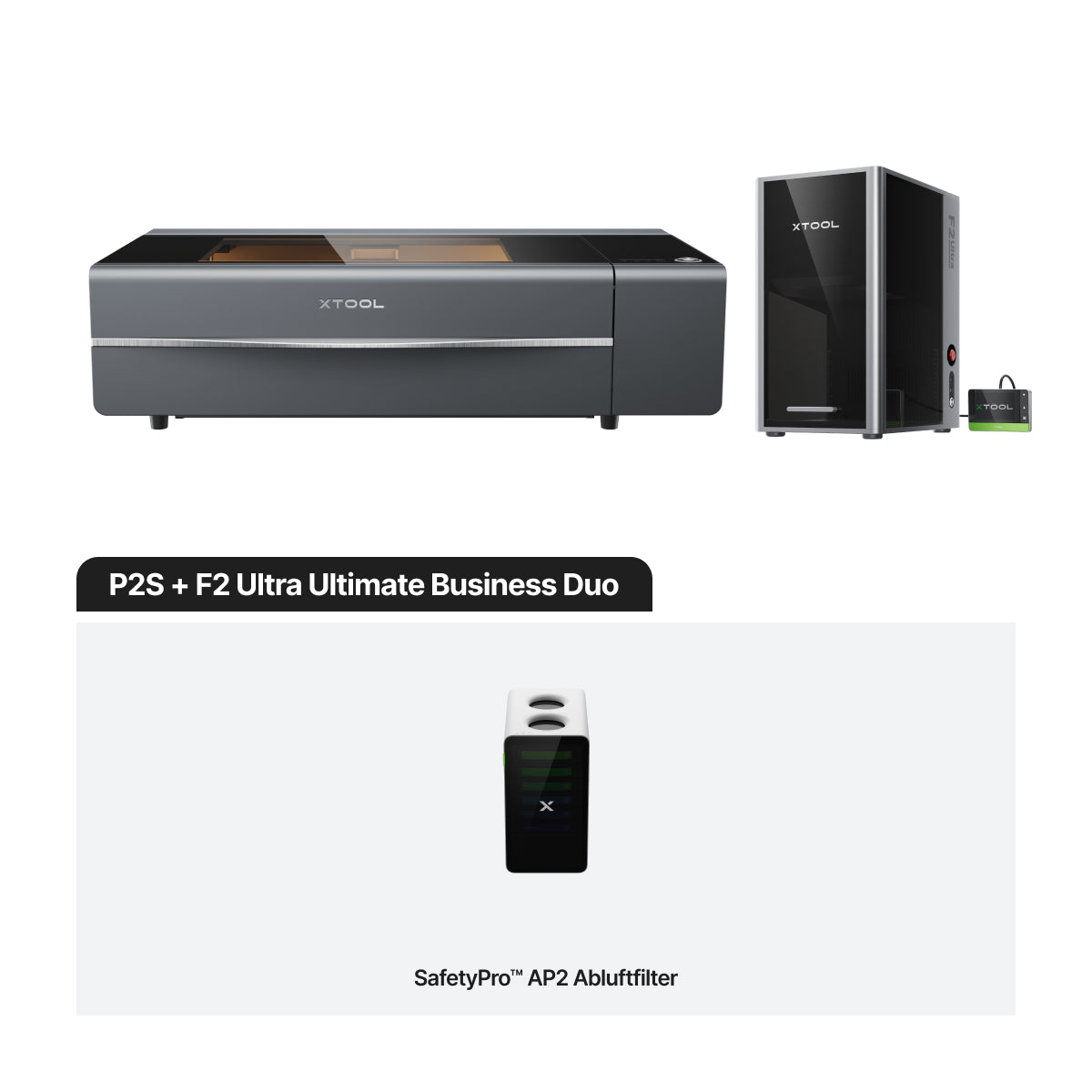 xTool P2S + F Serie Ultimatives Produktives Business Duo