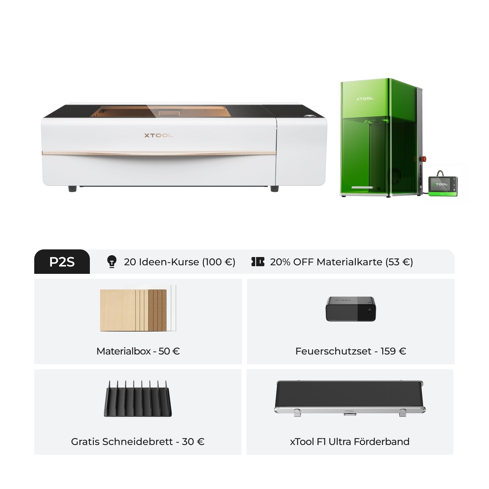 xTool P2 55W Desktop CO2 Laser Cutter