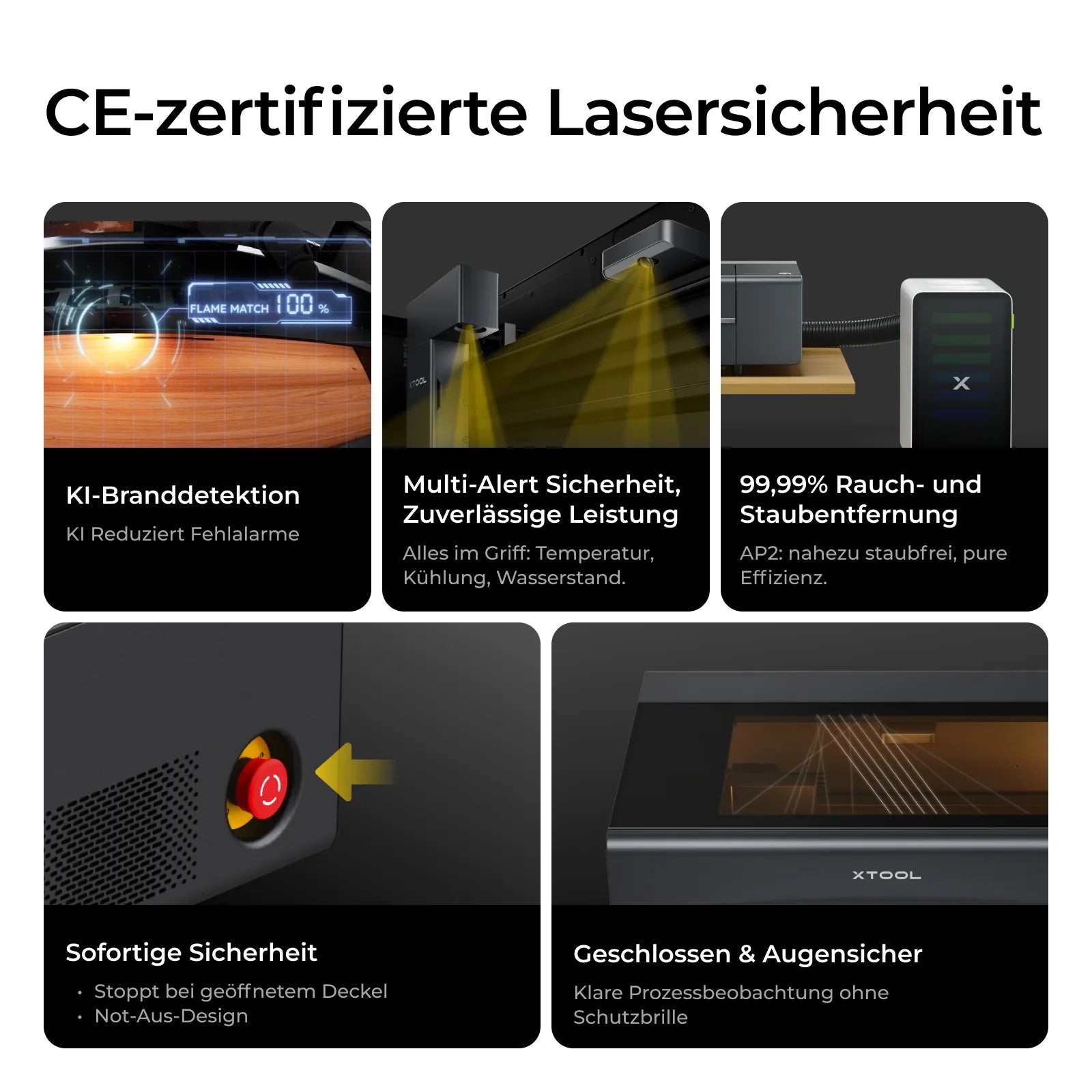 xTool P2S 55W Desktop CO2 Laser Cutter