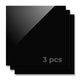 3mm schwarzes feuerhemmendes Acrylglasblatt Plexiglas für Diodenlaserschneiden (3 Stk.)