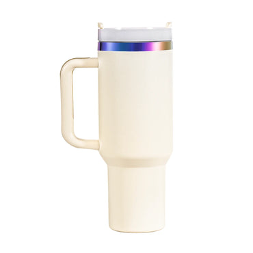 40oz Edelstahl-Tumbler mit Henkel, leuchtet im Dunkeln