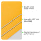 3mm gelbe MDF-Platte (10 Stk.)