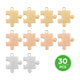 Puzzle-Anhänger aus Edelstahl (30 Stk.)