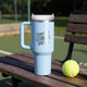Pastellblau zu Silber Leuchtender Edelstahlbecher mit abnehmbarem Griff (1,18 l)
