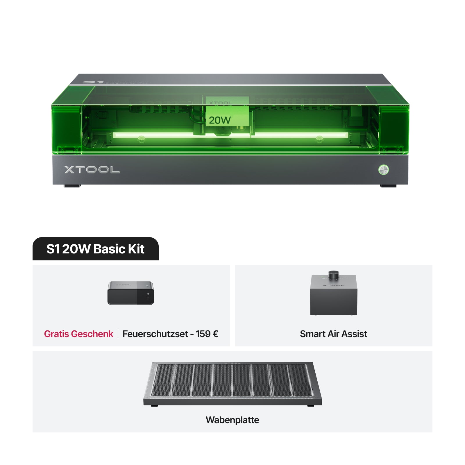 xTool S1: der sichere und leistungsstarke Diodenlaser