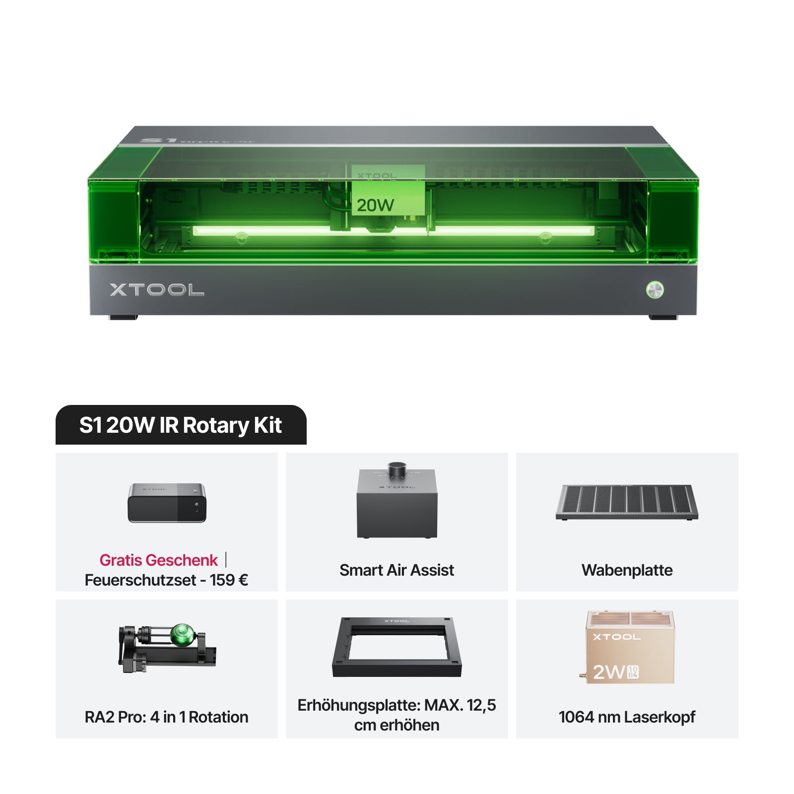 xTool S1: der sichere und leistungsstarke Diodenlaser