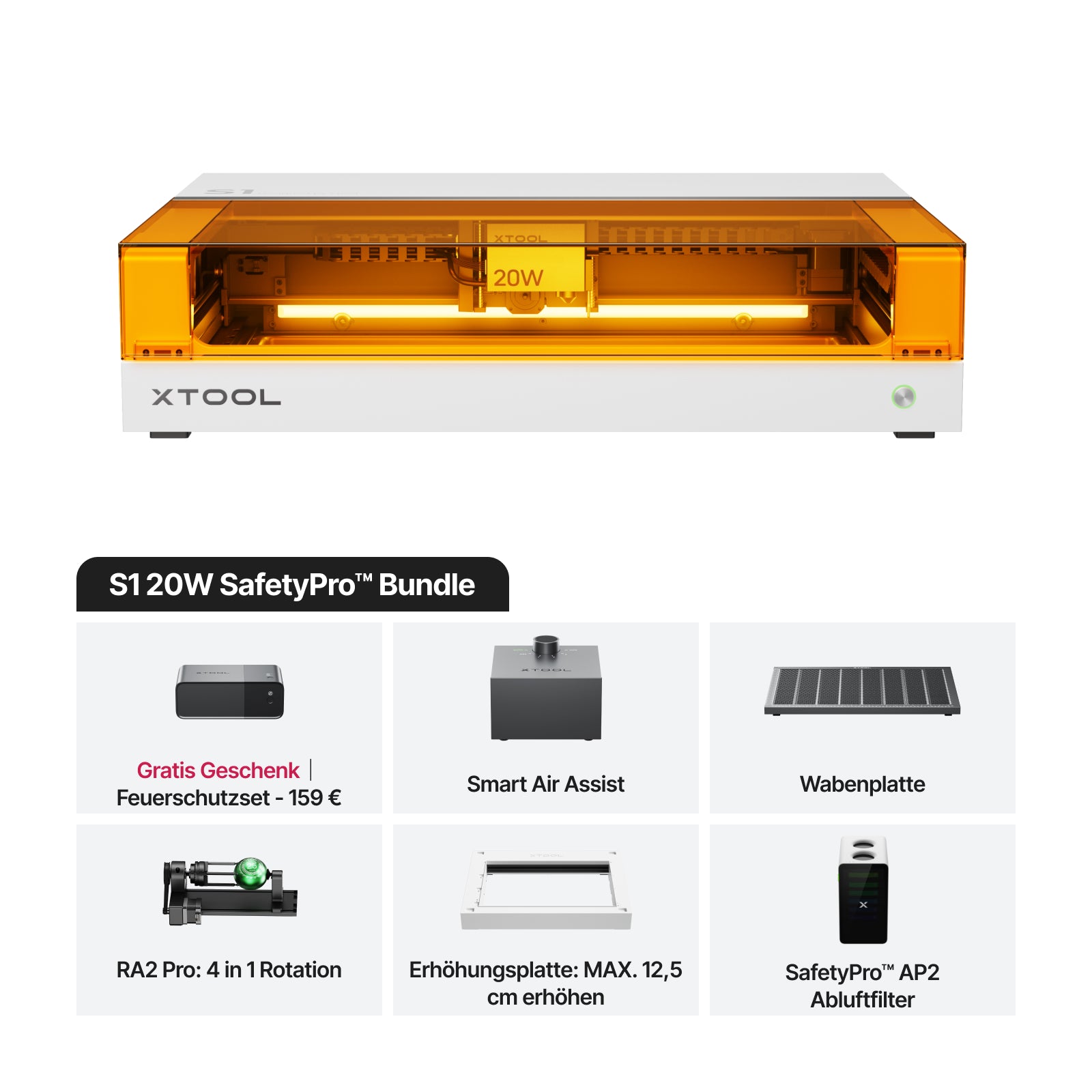 xTool S1: der sichere und leistungsstarke Diodenlaser