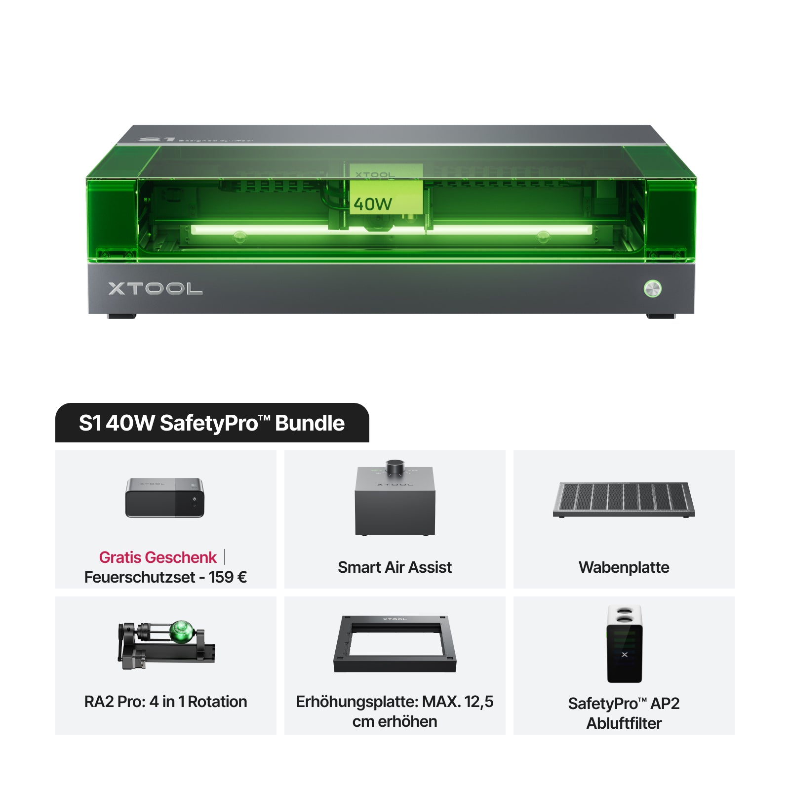 xTool S1: der sichere und leistungsstarke Diodenlaser