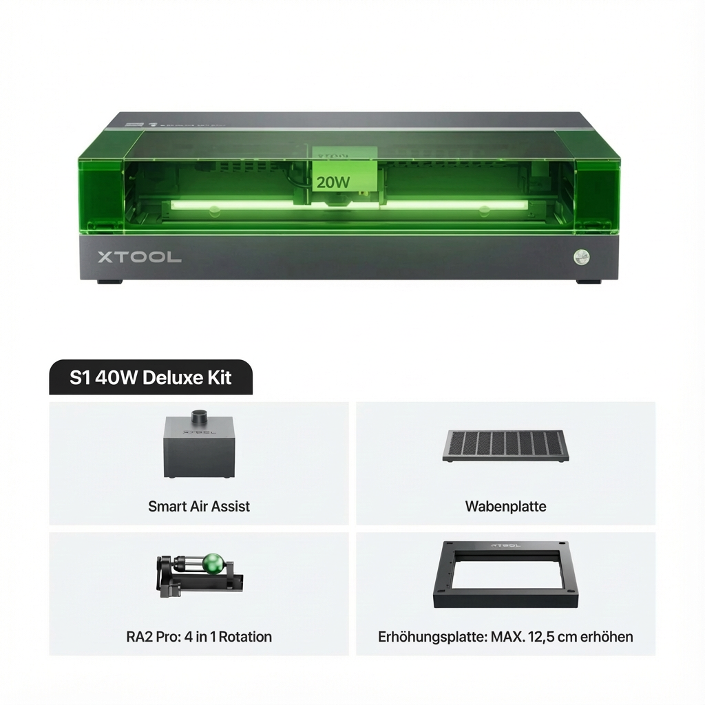 [Generalüberholt] xTool S1: der sichere und leistungsstarke Diodenlaser