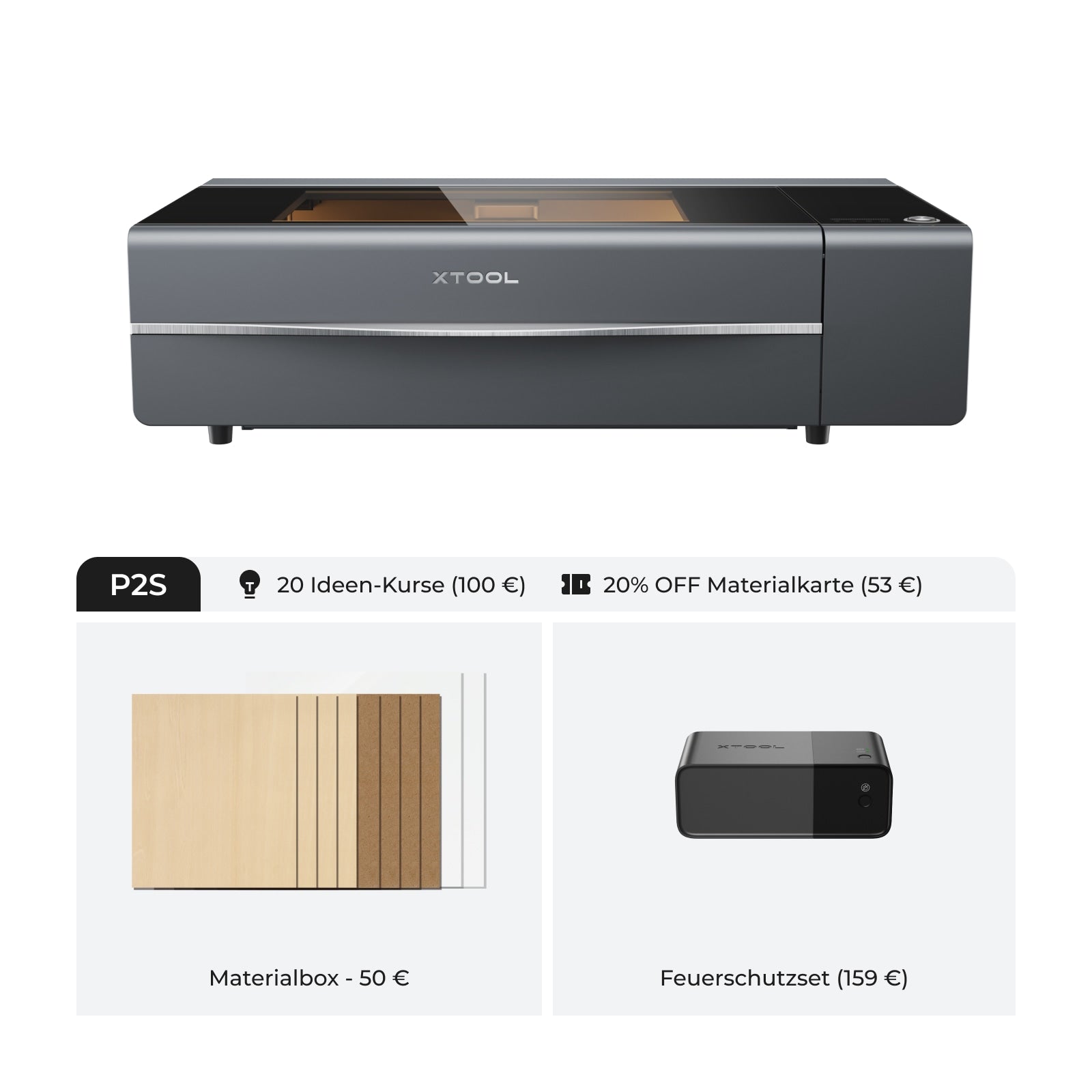 xTool P2 55W Desktop CO2 Laser Cutter