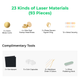 xTool F1/F2 Ultra Laser Material Kit (93 Stk.)
