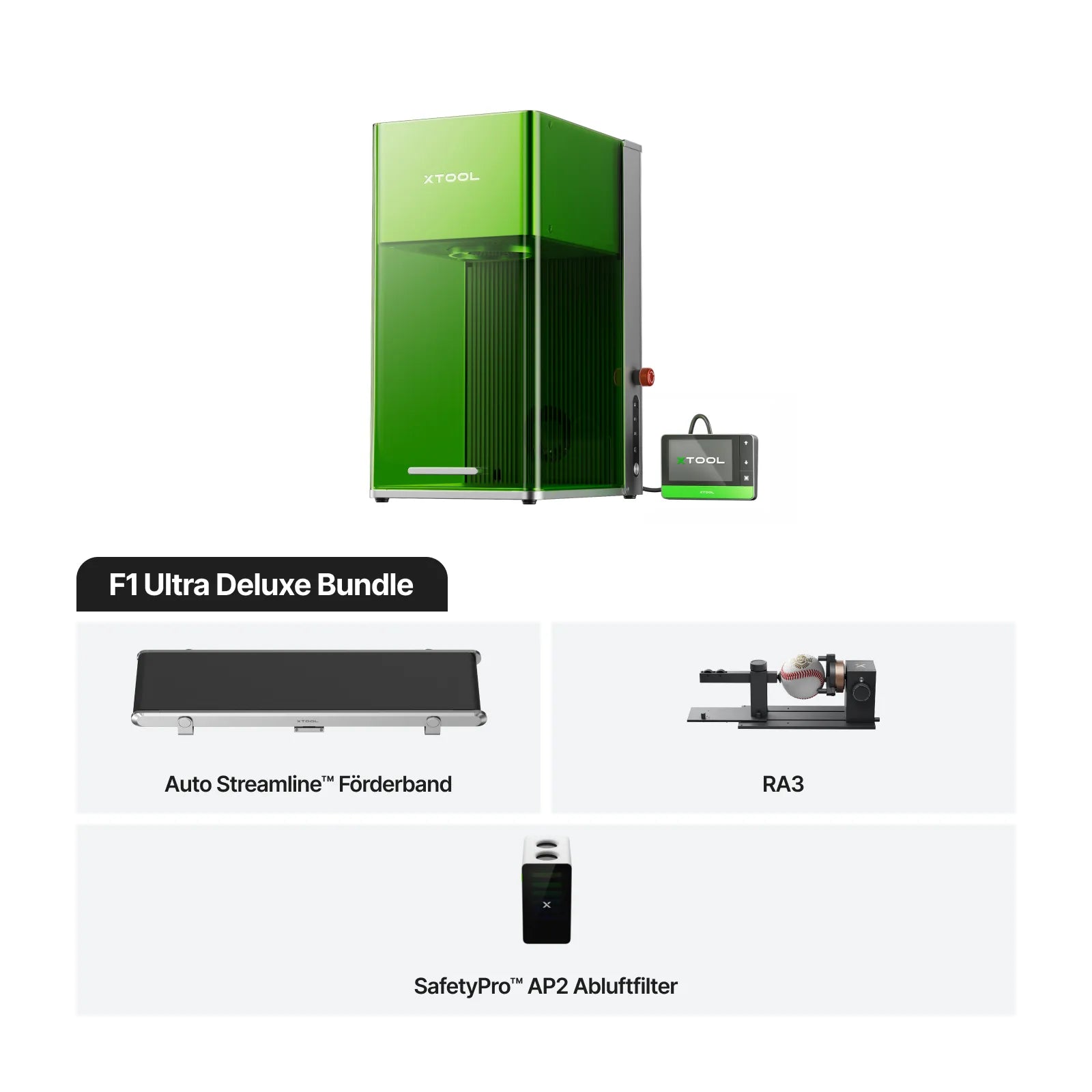 F1 Ultra - 20W Faser & Diodenlasergravierer
