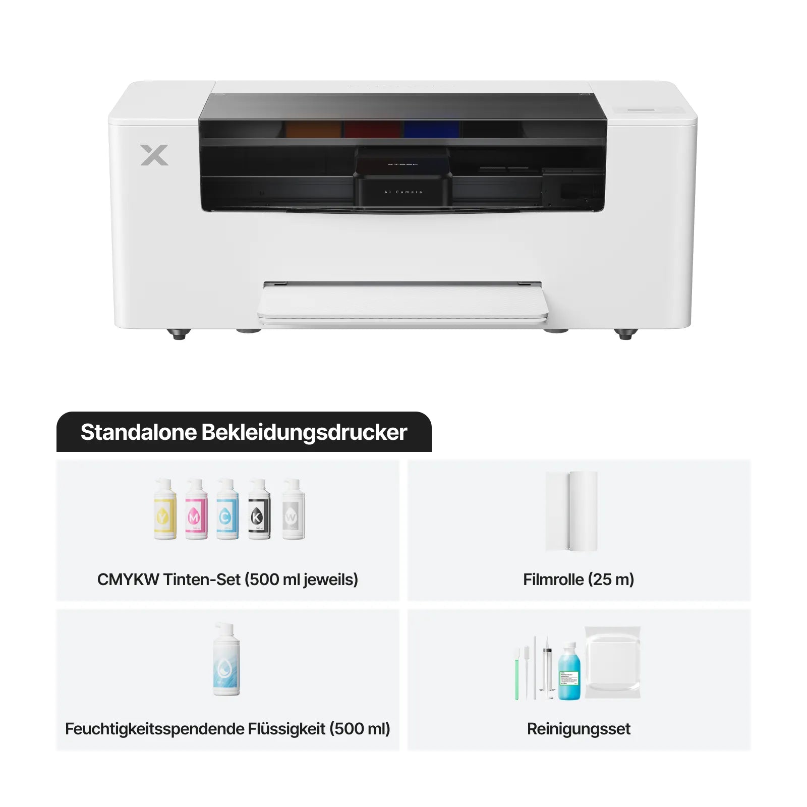 xTool Apparel Printer: One-Click-DTF-Drucker, mühelose Anpassung für dein Geschäft