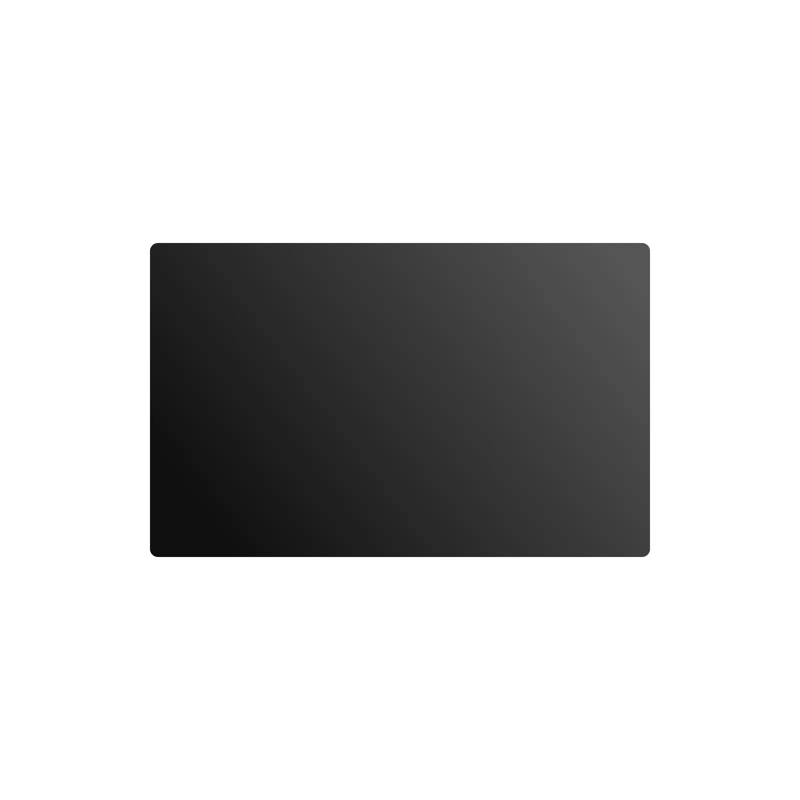 0,8 mm Schwarze Aluminium-Visitenkarten (15 Stk.)