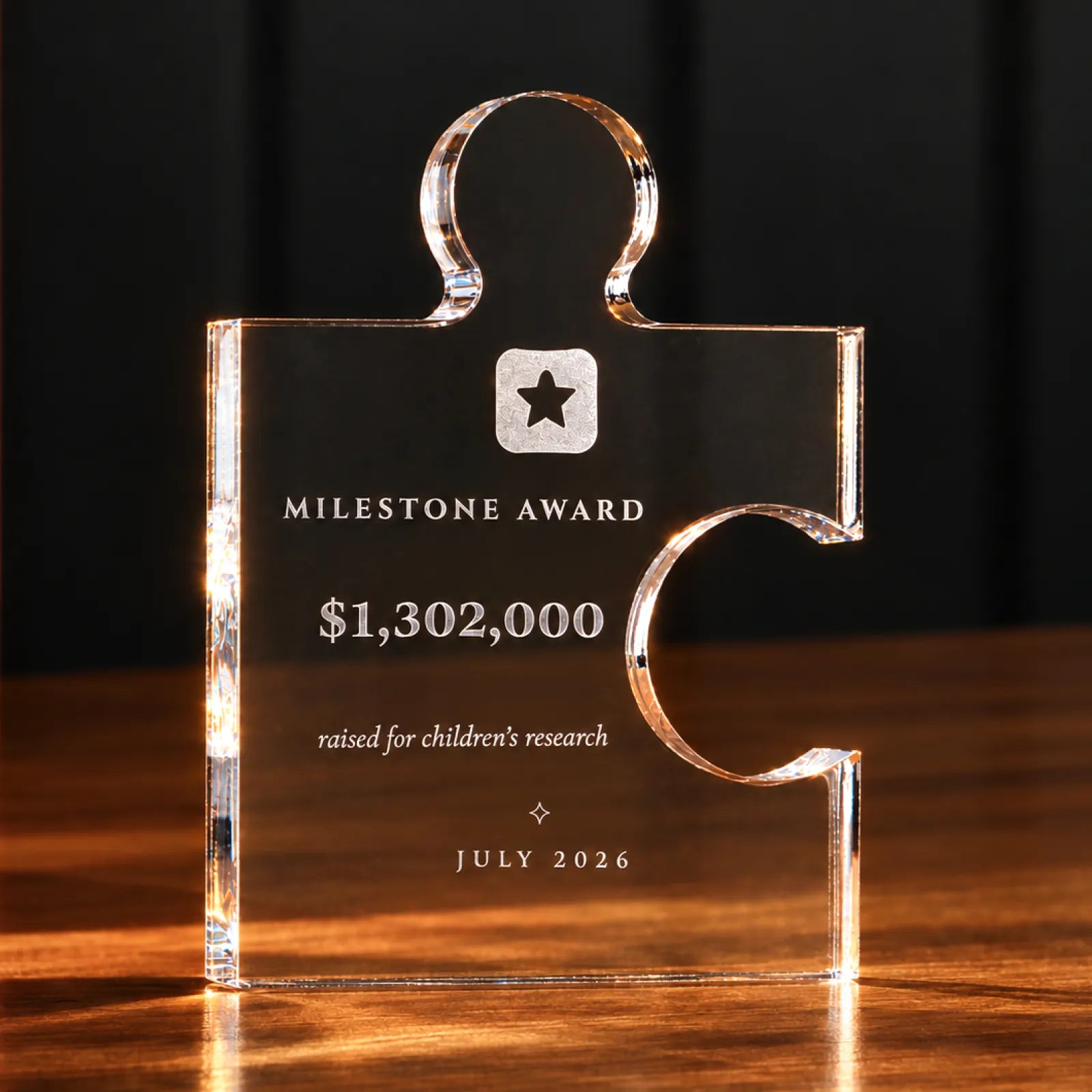 Mk shangjiatu fuzhuxinghaocai biaojipenwu nairejiaodai mulayoudeng  us pc jigsaw shaped acrylic trophy 2pcs 03 4588 384 8619a308 622a 493e a9af 1365be057b65