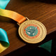xTool Selected Gemusterte runde Metallmedaille (10 Stk.)