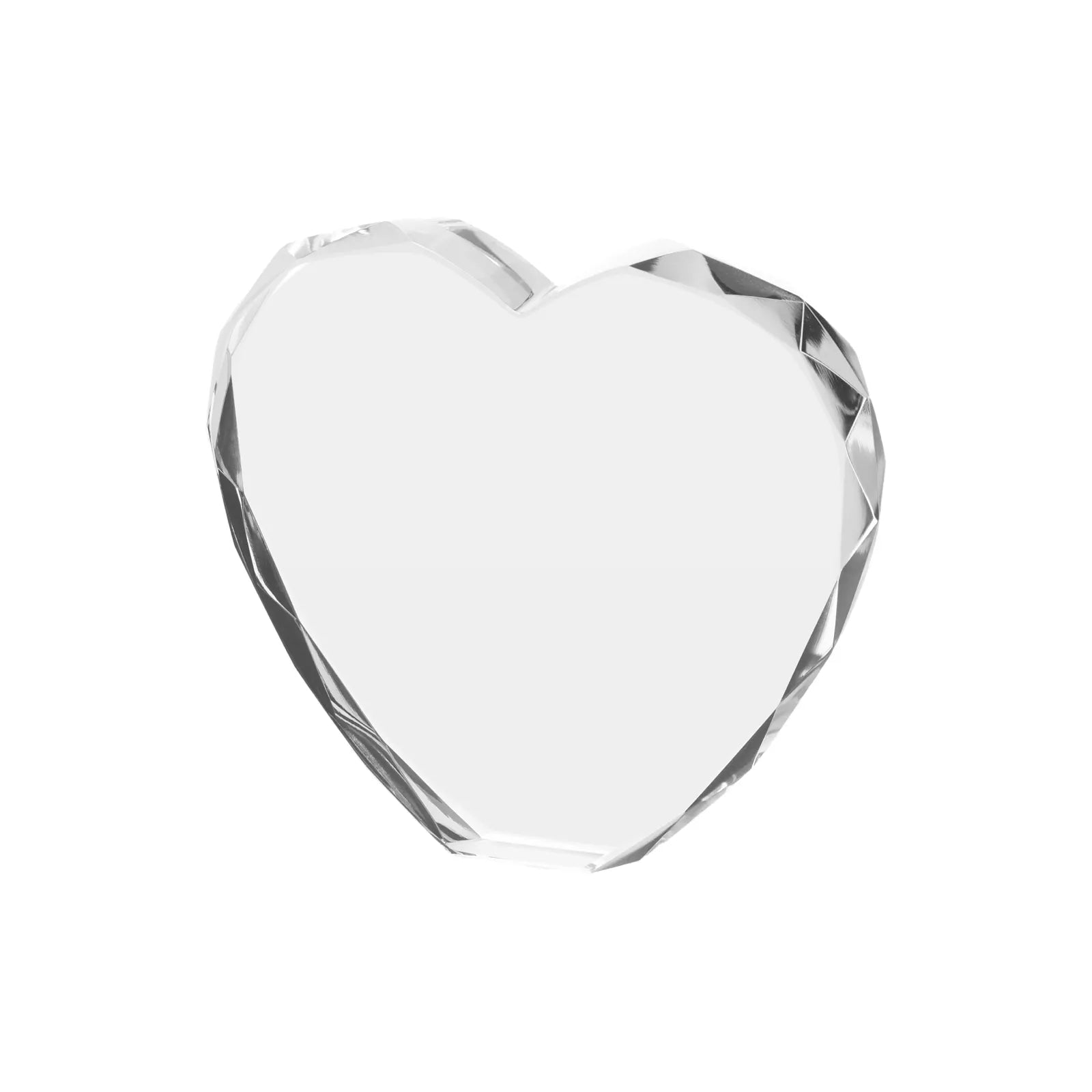 Thin beveled faceted heart shaped k5 crystal 3pcs 02 2668 247