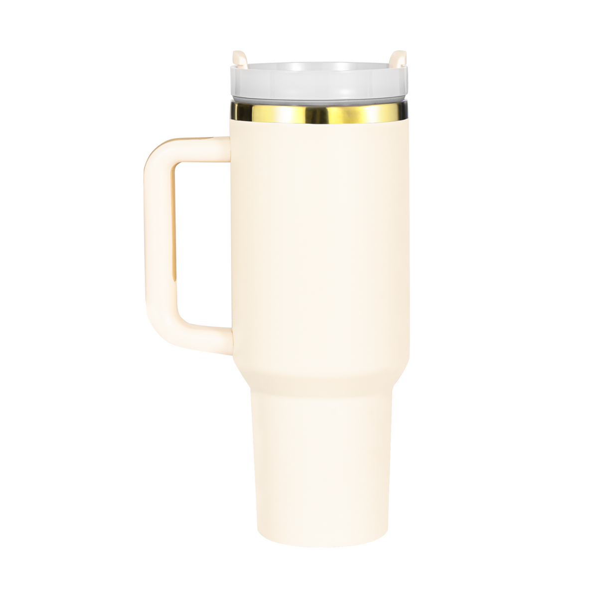Fohgee Edelstahlbecher Mit Griff, Weihnachtsdesign – 1,2 L, Vakuumisoliert, Hält Temperatur